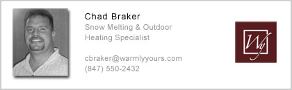 Chad Braker, Snow Melting Expert