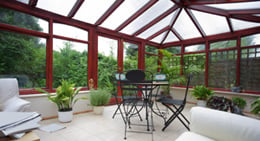 Heated sunroom and conservatory