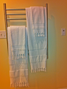 towel warmers for the holidays