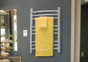 Riviera curved hardwired towel warmer