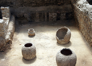 ancient Greece radiant heating system built in the Roman Empire