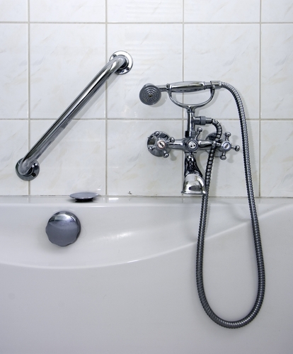 Installing grab bars in the bathroom may help reduce the risk of falls