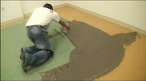 Installing radiant heat at Fashion Carpet