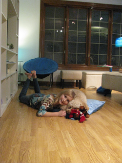 Danielle on her Environ Floor