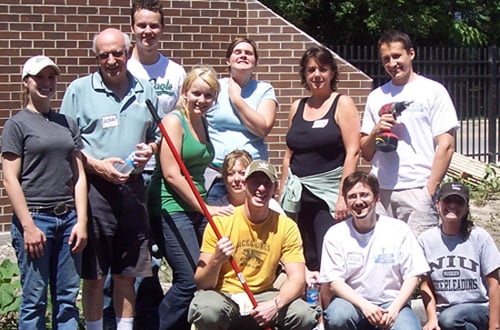 WarmlyYours Employees help out with local housing at HomeAid