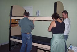 WarmlyYours Employees helping out at HomeAid