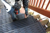 Chad Braker, WarmlyYours Tech Staff, Installing Heated Stairways