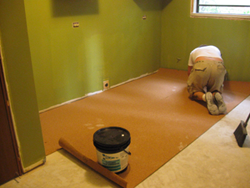 Heated Floor install