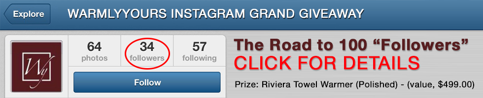 WarmlyYours Instagram Follower Contest