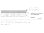 TempZone&trade; under Nailed Down Hardwood / Self Leveling Cement
