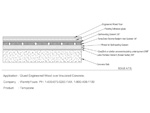 TempZone&trade; under Engineered Wood on Insulated Concrete / Self Leveling Cement