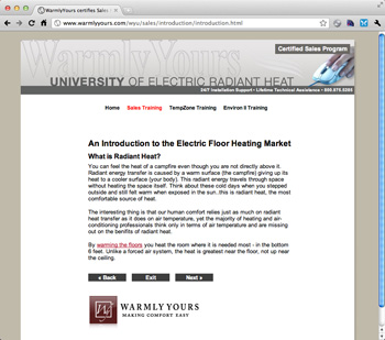 WarmlyYours University
